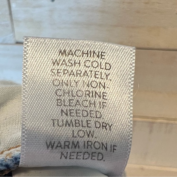 J. Jill Denim High Rise Straight Leg Cropped Jeans Blue Stretch Womens Size 8 - Picture 11 of 14